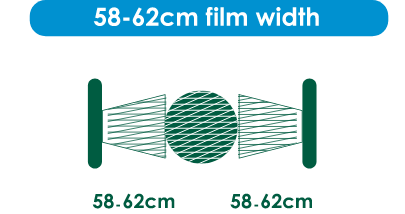 58-62cm film width